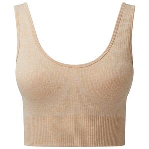 TriDri Womens/Ladies Multisport Ribbed Seamless 3D Bra / Nude Melange